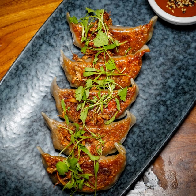 Lion's Mane Dumplings.