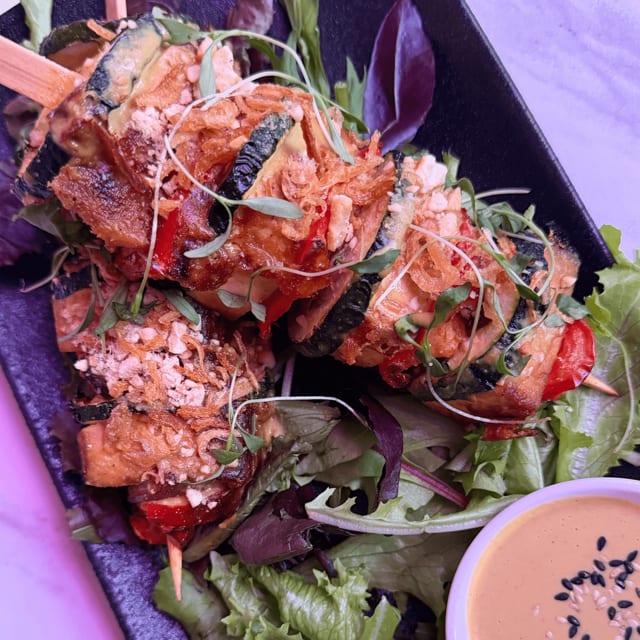 Tofu Skewers.